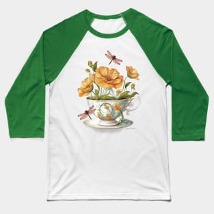 Floral Teacup Collection A Baseball T-Shirt